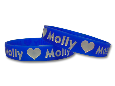 Custom Debossed Printed Wristbands